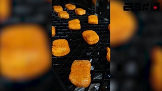 پخت ناگت مرغ در فر کامبی بروج