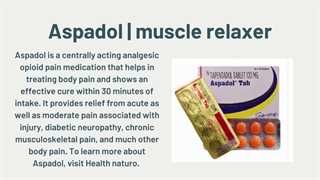 Muscle relaxer | Aspadol
