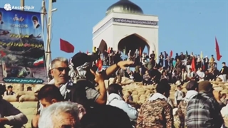 صحنه هایی از دلدادگی عاشقان در میعادگاه شهیدان بازی دراز