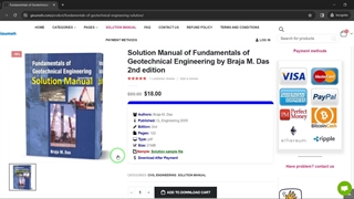 Solution Manual of Fundamentals of Geotechnical Engineering by Braja M. Das 2nd edition