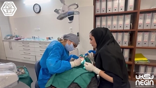 جراحی 6 واحد ایمپلنت سوئیسی SIC - دکتر نگین اثنی عشری تزریق ژل