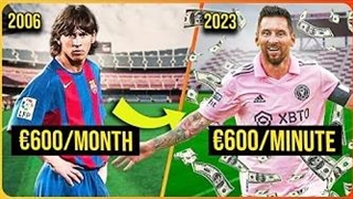 مقایسه ی حقوق بازیکن ها در ابتدای کار و دوران حرفه ای