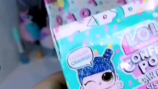 آنباکس پک 2 تایی عروسک های LOL Surprise سری Confetti Popمدل Birthday Sisters