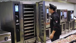 پخت 1500 پیتزا با فر کامبی 20 طبقه بروج برای کودکان کار