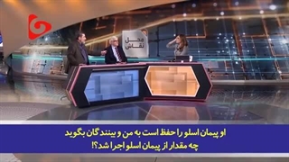 14030224: کولاک دیپلمات سابق ایرانی در استودیوی شبکه العربیه طی مناظره با عضو تشکیلات خودگردان فلسطین