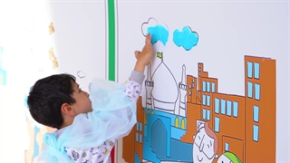 جلوه‌ای متفاوت از نشاط در جشنِ کرامت/ نمایش ارادت به امام مهربانی‌ها، با رنگ‌هایی به زیبایی قلب کودکان