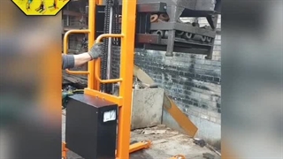 استاکر شارژی 09121482996 (تست قدرت بار 2 تنی) شرکت آسیا یدک لیفتراک شارژی + گارانتی