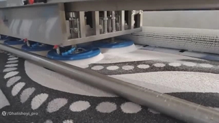 شستشو لایه ای فرش با دستگاه