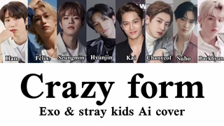 کاور آهنگ crazy form از اکسو و استری کیدز هوش مصنوعی