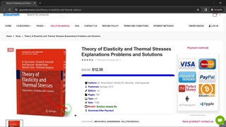 Theory of Elasticity and Thermal Stresses Explanations Problems and Solutions