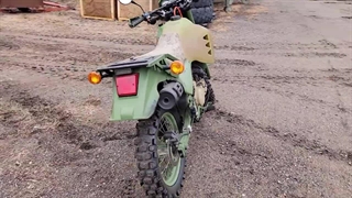 نسخه نظامی موتورسیکلت کاواساکی KLR 650 در خدمت ارتش آمریکا