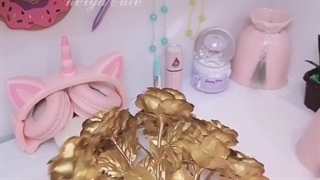 آنباکس گل رز طلایی