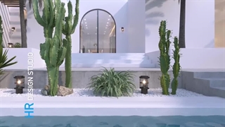 طراحی ویلا مراکشی