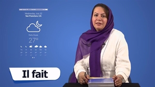 مکالمه در مورد آب و هوا به زبان فرانسه