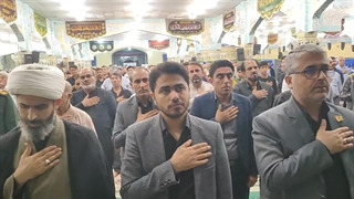 عزاداری مردم لامرد در نکوداشت یاد آیت‌الله رییسی