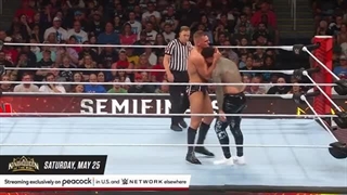 مسابقه کشتی کج گانتر در مقابل جی اوسو در راو 2024