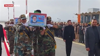 استقبال و ادای احترام به رئیس جمهور شهید دکتر رئیسی در بیرجند - سوم خرداد 1403