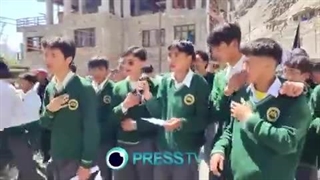 هزاران نفر عزادار رئیس جمهور شهید در کشمیر هند