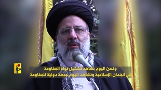 سخنرانی شهید آیت الله دکتر رئیسی در بین نیروهای حزب الله لبنان