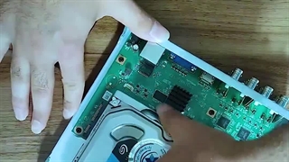 جایگذاری هارد روی دستگاه xvr