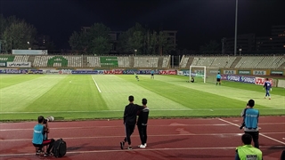 ضربات پنالتی بازی کویر مقوا 0 (2) - نیروی زمینی تهران 0 (3)