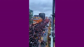 65000 نفر برای فلسطین در دانمارک راهپیمایی کردند !!