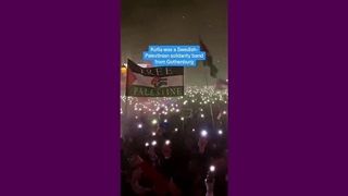 همخوانی آهنگ سوئدی Leve Palestina سرود برای همبستگی فلسطین !!