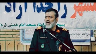 سخنرانی سردار رفیعی آتانی فرمانده سپاه قزوین در سومین روز شهادت آیت الله دکتر رئیسی