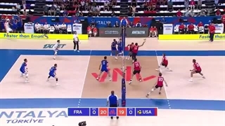 خلاصه دیدار فرانسه 3 _ آمریکا 0 - هفته اول رقابتهای لیگ ملتهای والیبال 2024