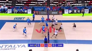 خلاصه دیدار کانادا 2 _ اسلوونی 3 - هفته اول رقابتهای لیگ ملتهای والیبال 2024