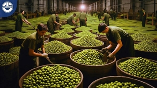 برداشت میلیون ها تن زیتون برای تولید روغن زیتون