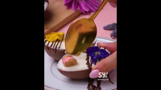 تزیین تخم مرغ صبحانه