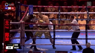 لحظه ناک اوت شدن دیونتای وایلدر توسط ژیلی ژانگ