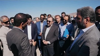 کلنگ زنی نیروگاه غدیر داورزن با حضور مسئولین