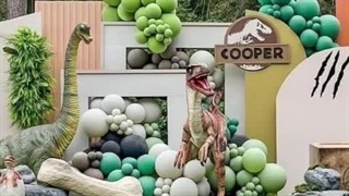دکور جشن پسرانه با تم تولد دایناسور