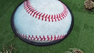 baseball shaped rugs for baseball fans