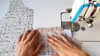 ویدئو شماره دو آموزش دوخت یقه بلیطی به روشی ساده