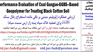 Performance Evaluation of Coal Gangue-GGBS–Based Geopolymer for Treating Black Cotton Soil - GTJ20220251