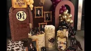 دکور جشن اسرارآمیز با تم تولد هری پاتر