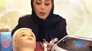 آموزش استفاده از دستگاه هیدرودرمی سه کاره با ماسک حرارتی