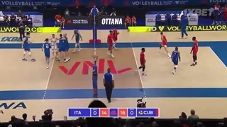 خلاصه دیدار ایتالیا 3_ کوبا 1 - هفته دوم رقابتهای لیگ ملتهای والیبال 2024