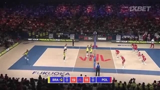 خلاصه دیدار لهستان 1 _ برزیل 3 - هفته دوم رقابتهای لیگ ملتهای والیبال 2024