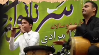 سرنا محسن کیهان نژاد در جشنواره دوسالانه سرنانوازی آبشار بیشه دورود، یادمان شامیرزا مرادی و رحمخدا نوری شاد