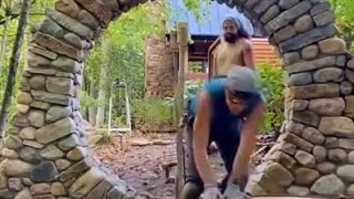 اجرای متفاوت و جدید از پروژه مونتاژ قطعات سنگ لاشه و مالون قلوه ای کوبیک