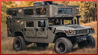 تبدیل کامیون نظامی به کمپر شگفت انگیز!!