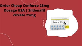 Order Cheap Cenforce 25mg Dosage USA | Sildenafil citrate 25mg