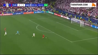 گل کرم آکتورکوعلو به گرجستان (ترکیه 3-1 گرجستان)