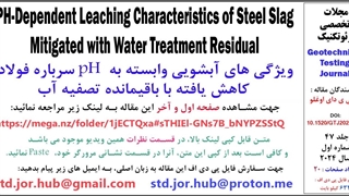 PH-Dependent Leaching Characteristics of Steel Slag Mitigated with Water Treatment Residual - GTJ20220288