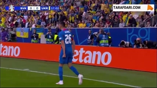 گل اشترانتس به اوکراین (اسلواکی 1-0 اوکراین)