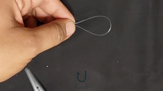 آموزش گره و ریسه ساده ماهیگیری و اتصال قلاب و سرب به نخ